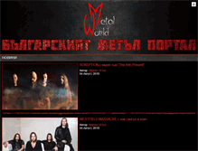 Tablet Screenshot of metal-world.info